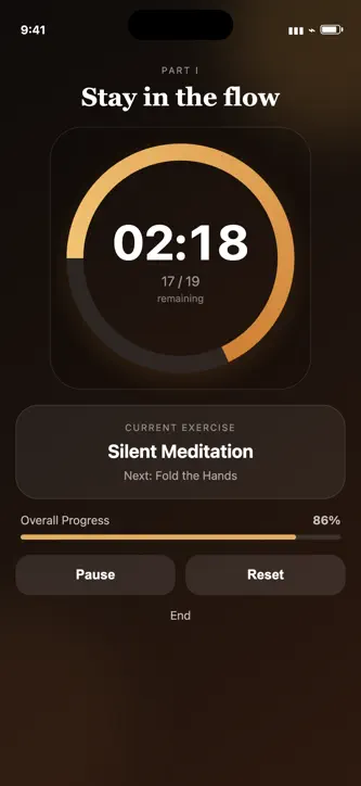 Qi Gong Meditation Timer screenshot 3