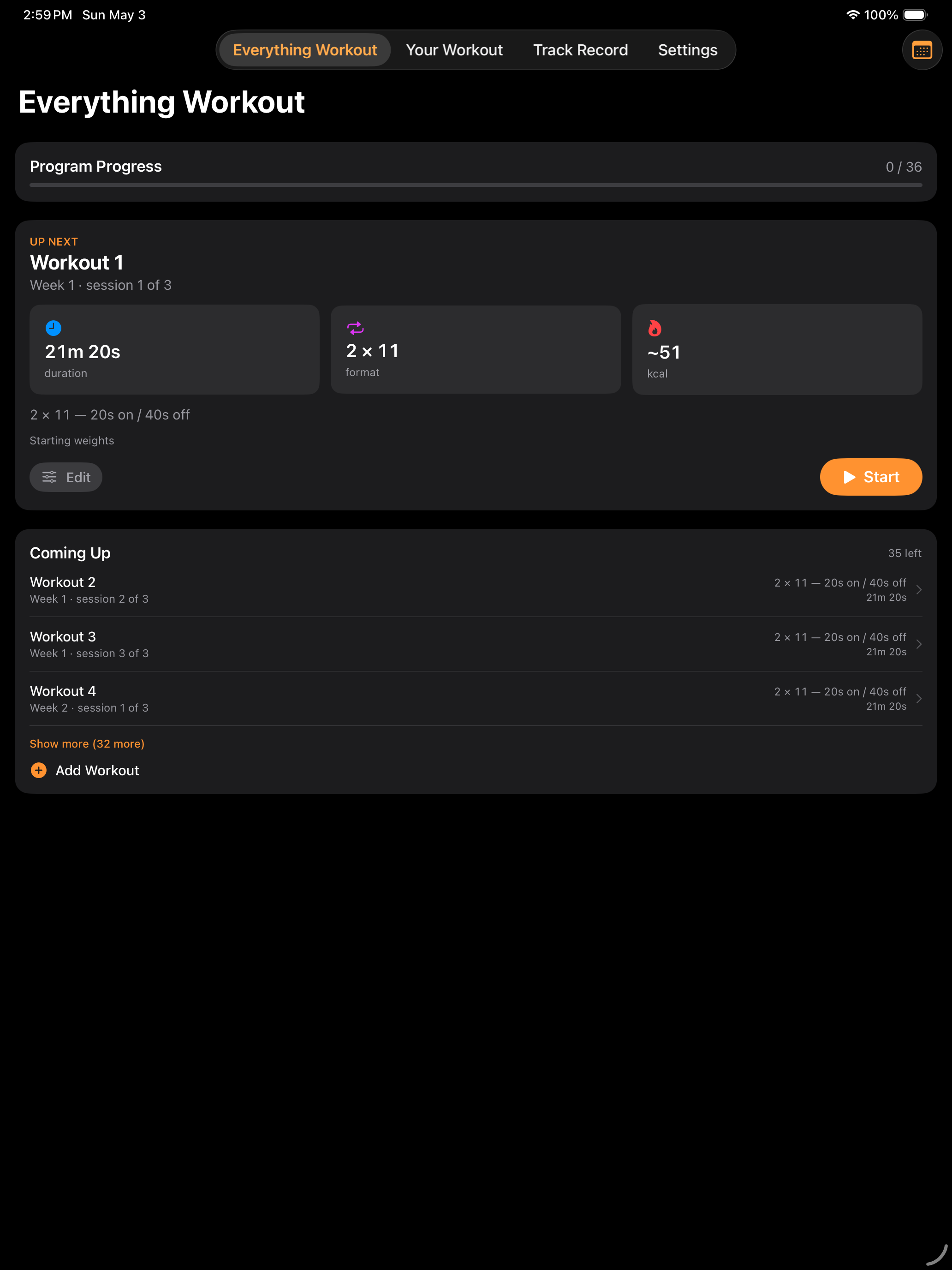Everything Workout screenshot 14