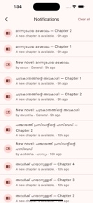 Metro Novel screenshot