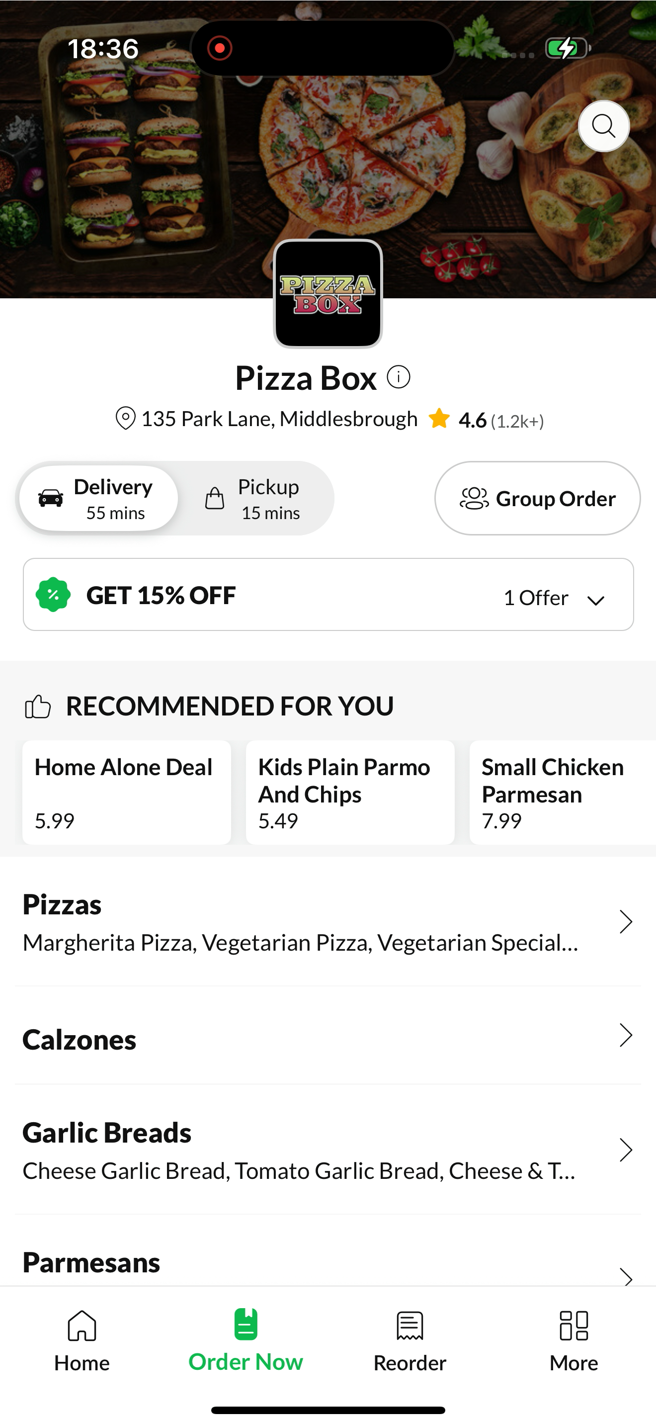 Pizza Box Middlesbrough screenshot 2