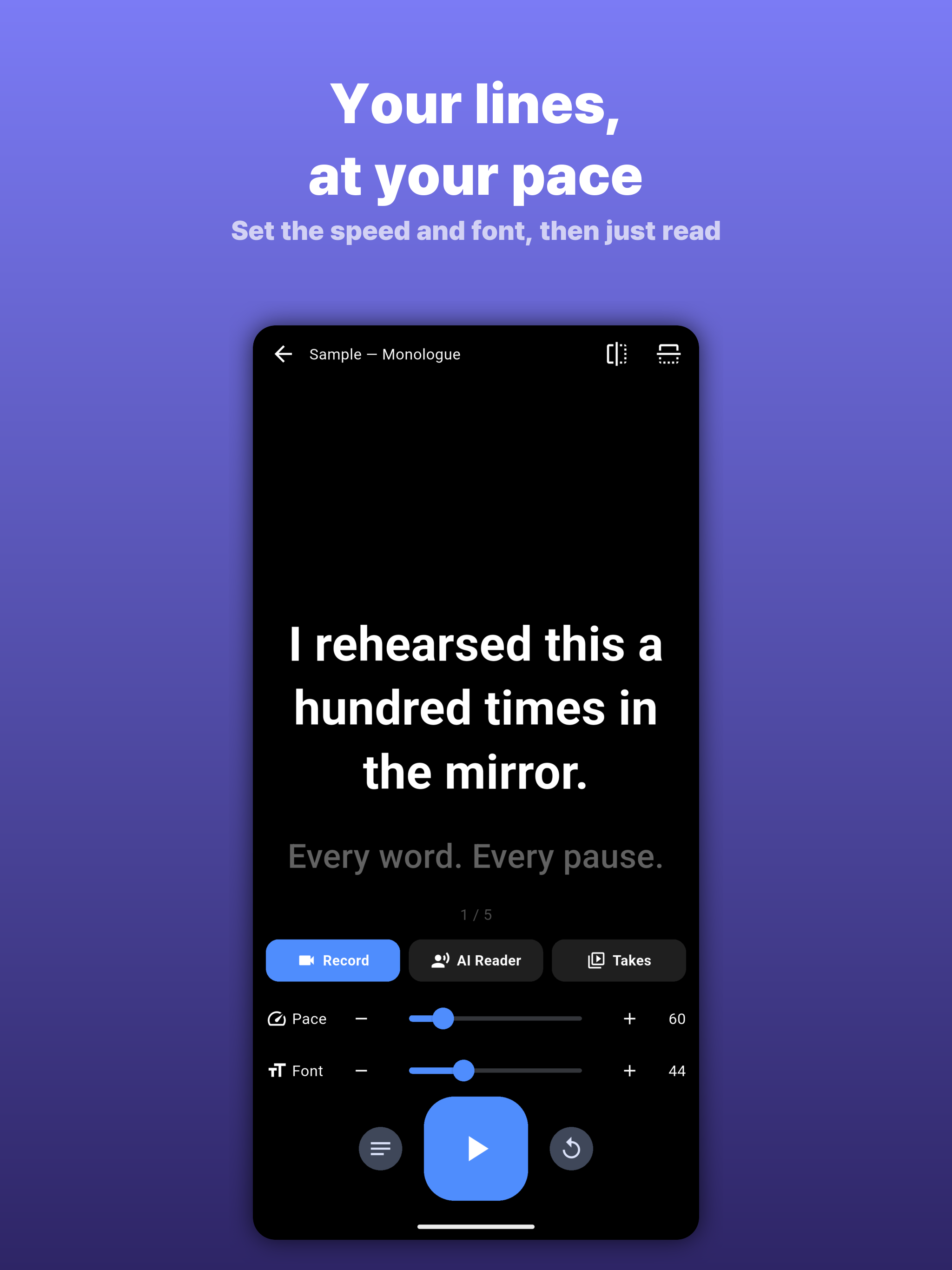 LinePrompter screenshot 4