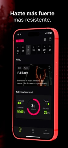 Kaizen: Running & Gym Planner Screenshot 2 of 5