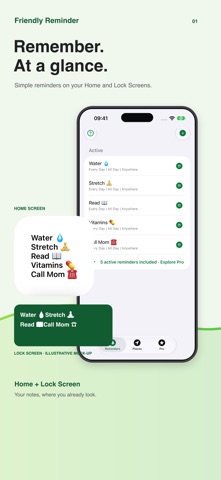 Friendly Reminder: Widgets Screenshot 1 of 3