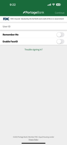 PortageBankMobile Screenshot 3 of 5