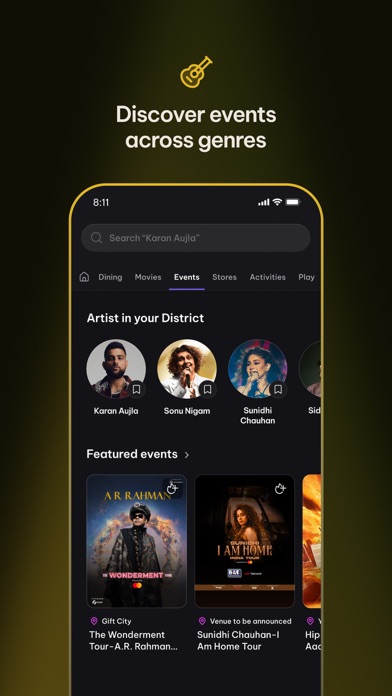 Screenshot 2 of District: Movies Events Dining App