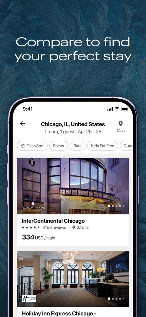 IHG One Rewards: Book Hotels - 宿泊先を比較