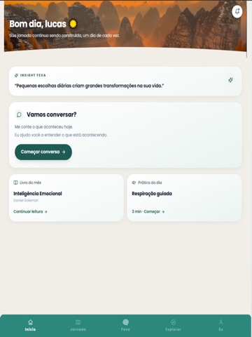 FEVA iPad screenshot