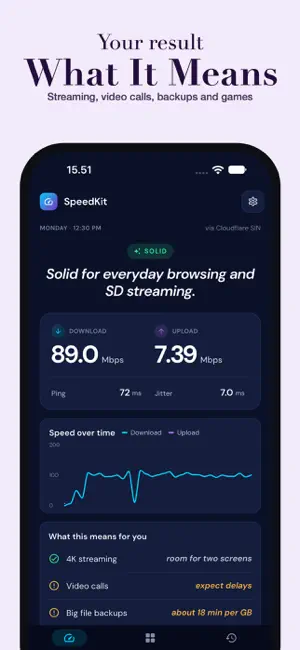 Speed Test & WiFi: SpeedKit screenshot 3