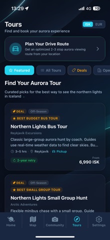 Aurora Iceland Northern Lights iPhone screenshot 5