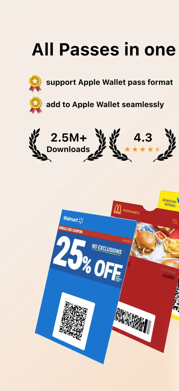 Screenshot #1 pour Pass2U Wallet - Carte magasin