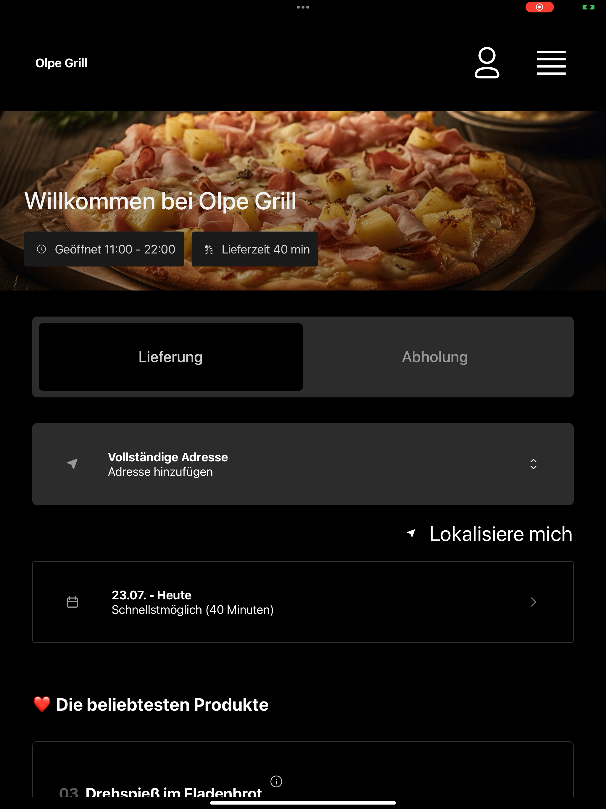 Olpe Grill screenshot 9