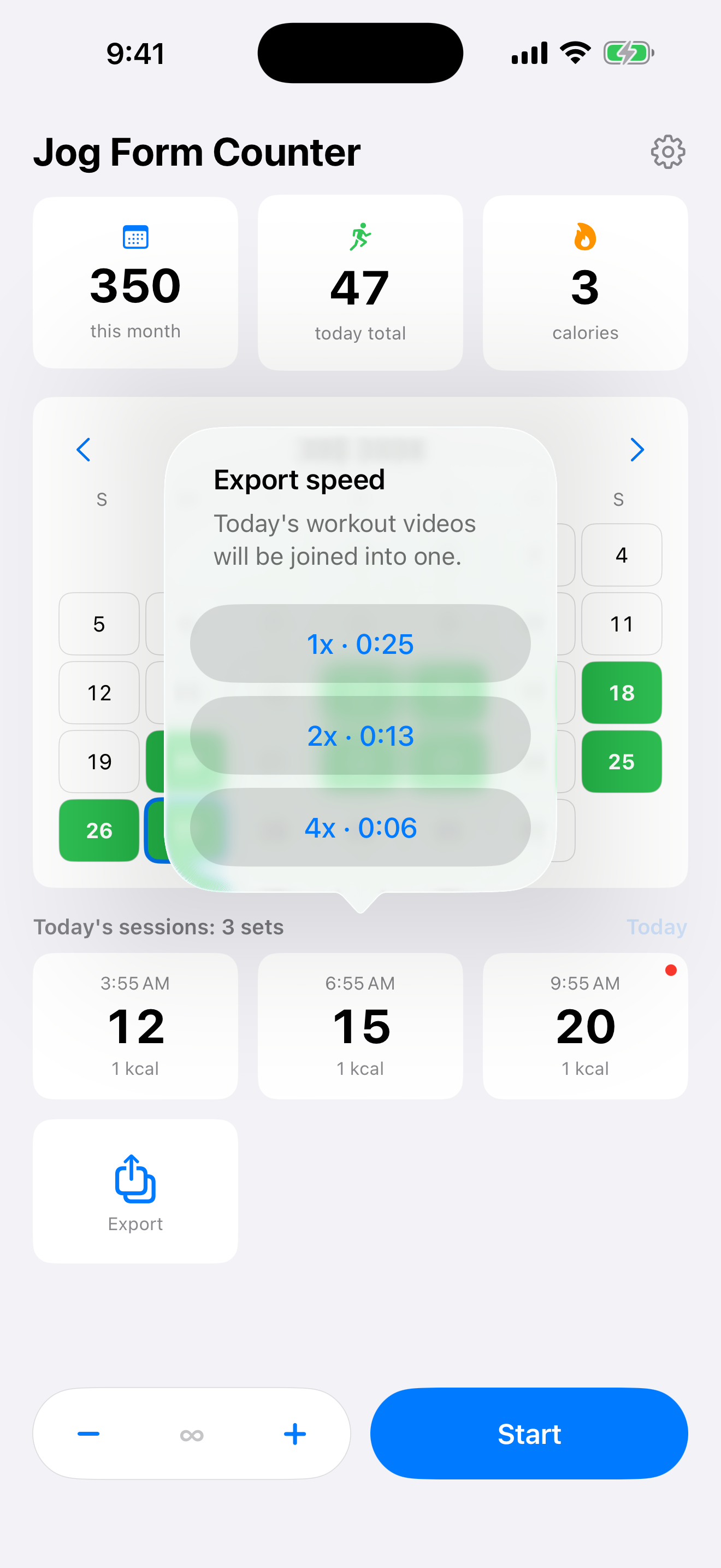 Jog Form Counter screenshot 3