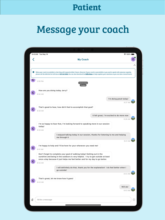 InStride Health iPad screenshot 4 - Health & Fitness app