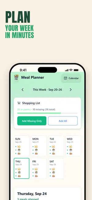 Grocery Elf : Family Meal Plan screenshot 2