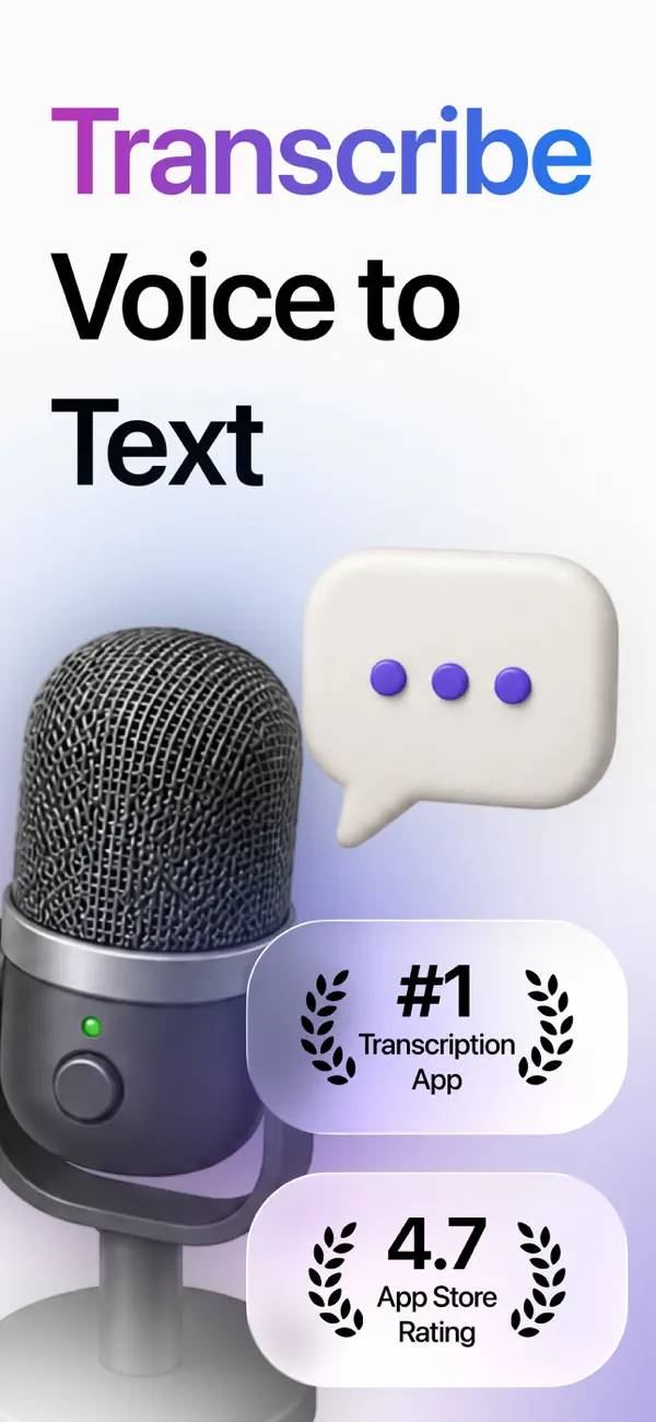 Screenshot #1 pour Audio to Text Converter