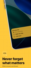 Lock Screen Notes: Sticky screenshot