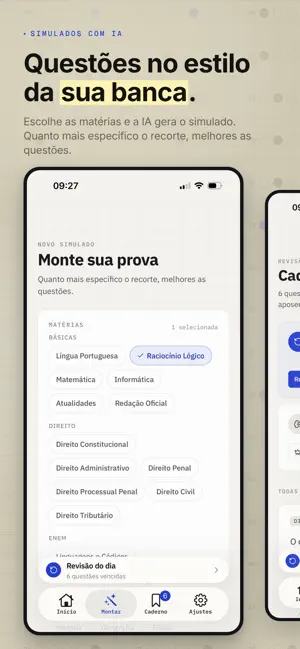 Gabarito: Simulados com IA screenshot 2