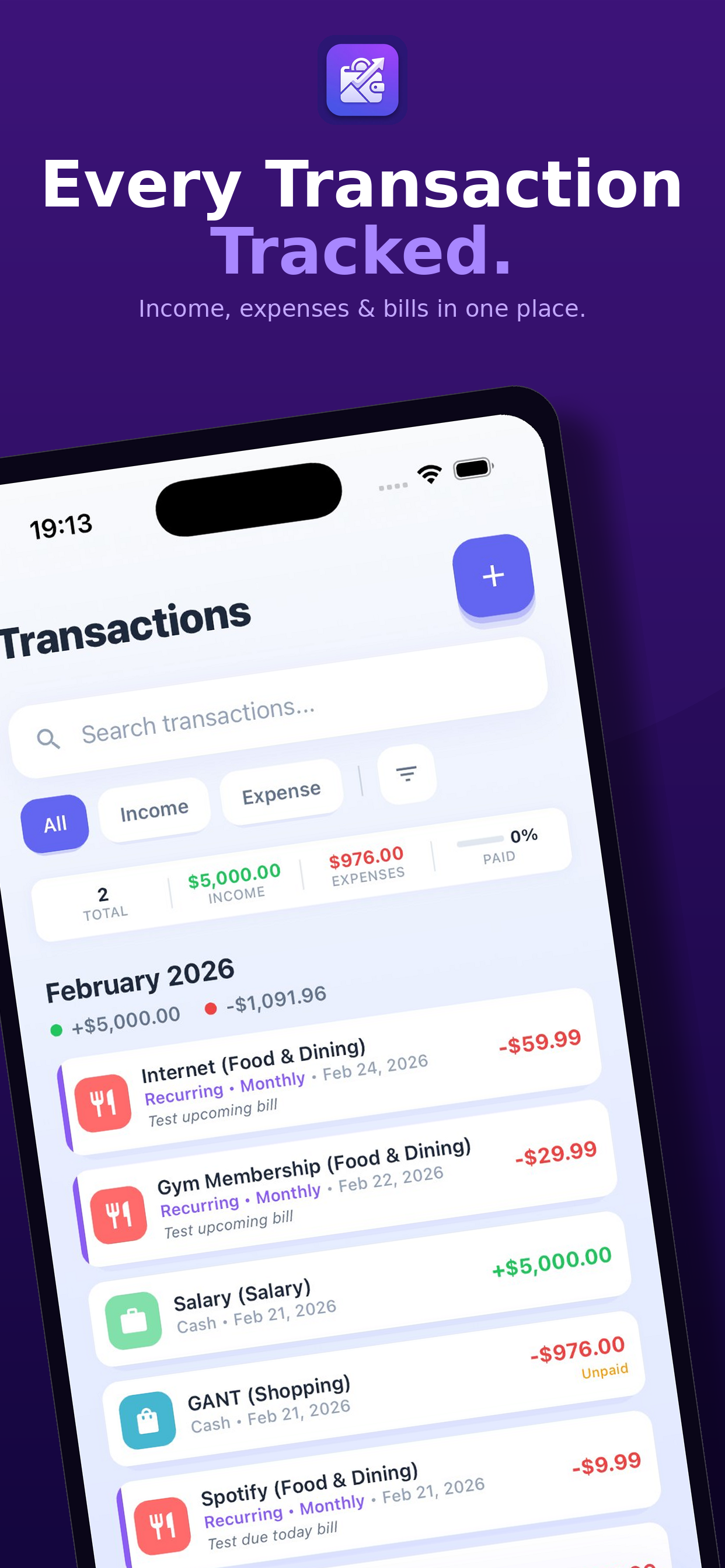 SpendWise: Expenses Tracker
