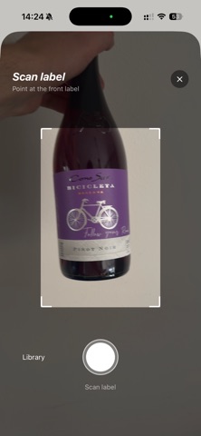 SomeWine: Wine Label Scanner iPhone screenshot