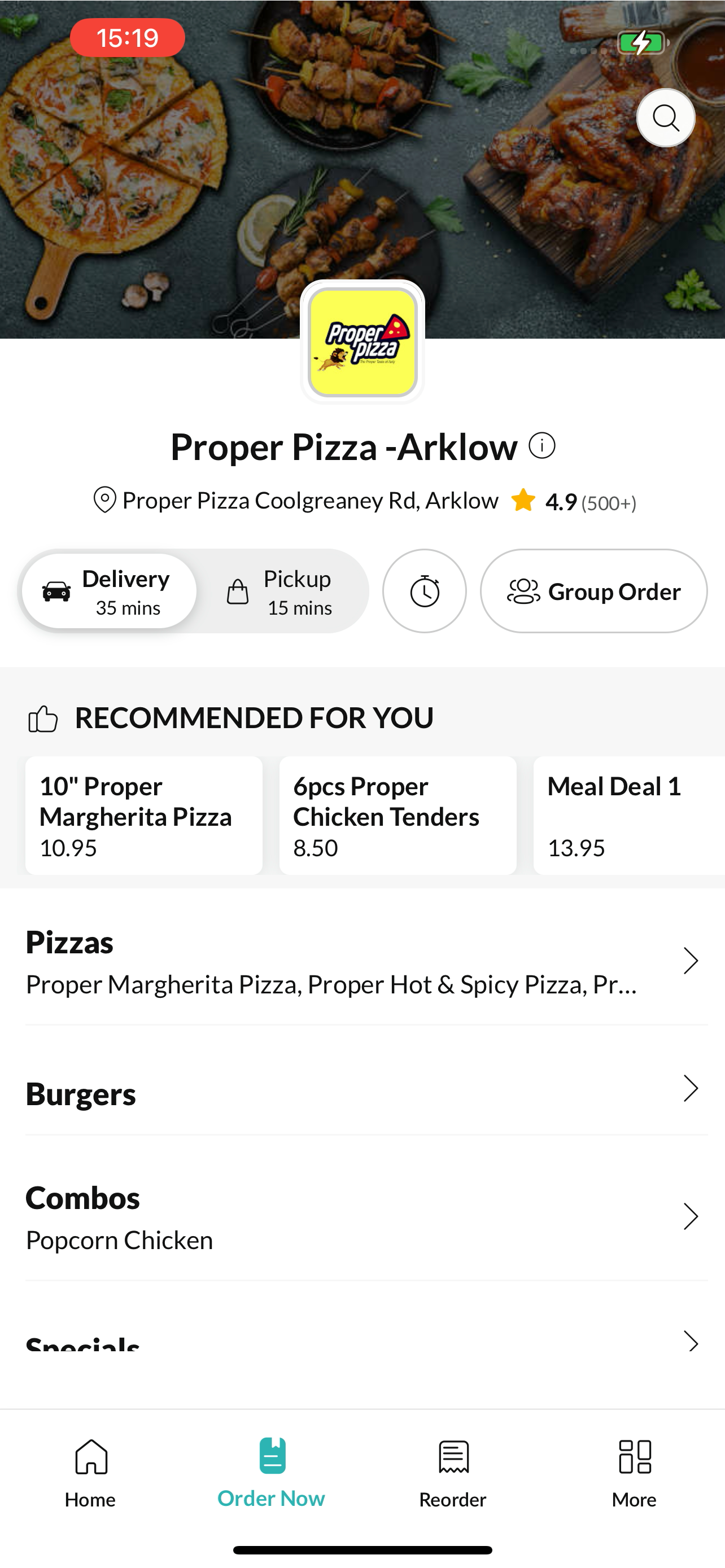 Proper Pizza -Arklow screenshot 3