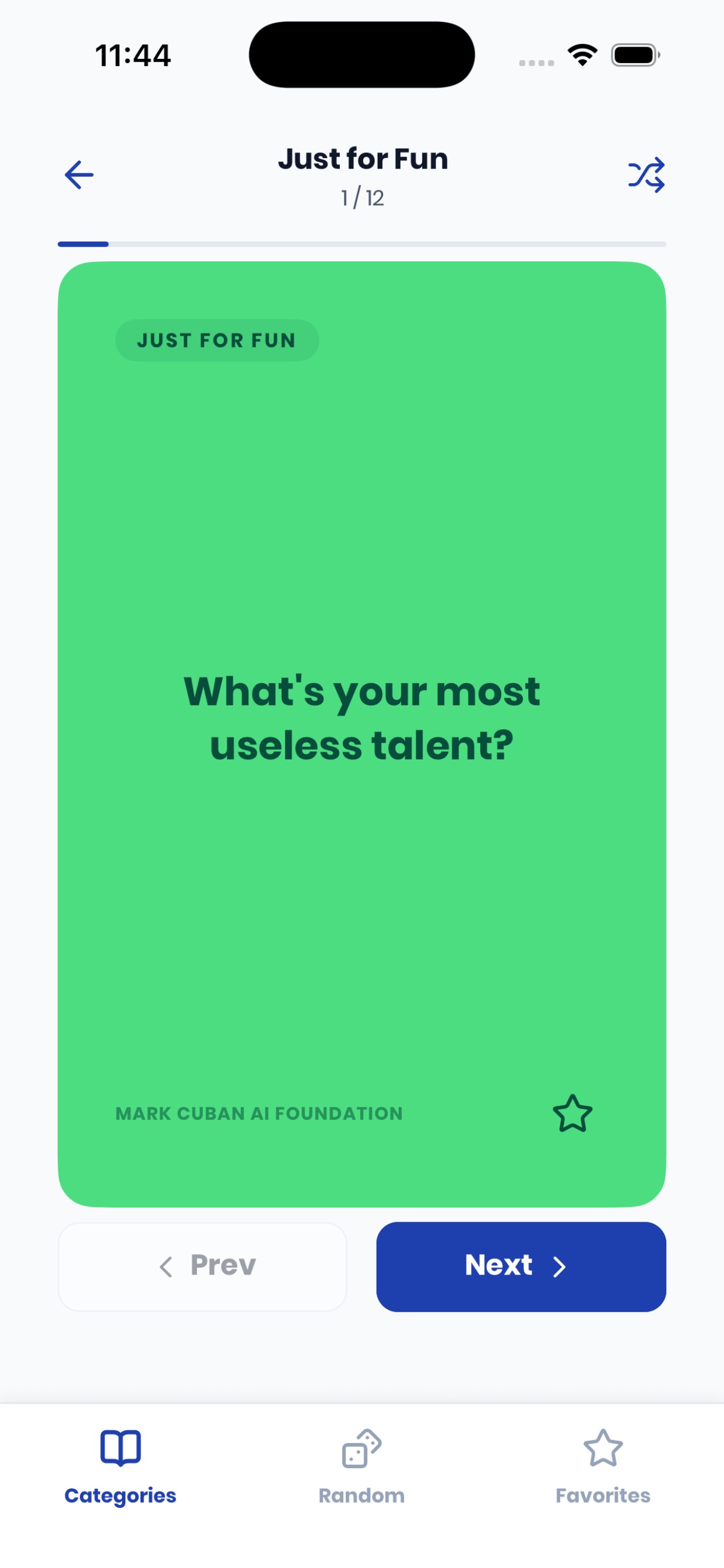Screenshot 2 of Mark Cuban AI Bootcamp Cards