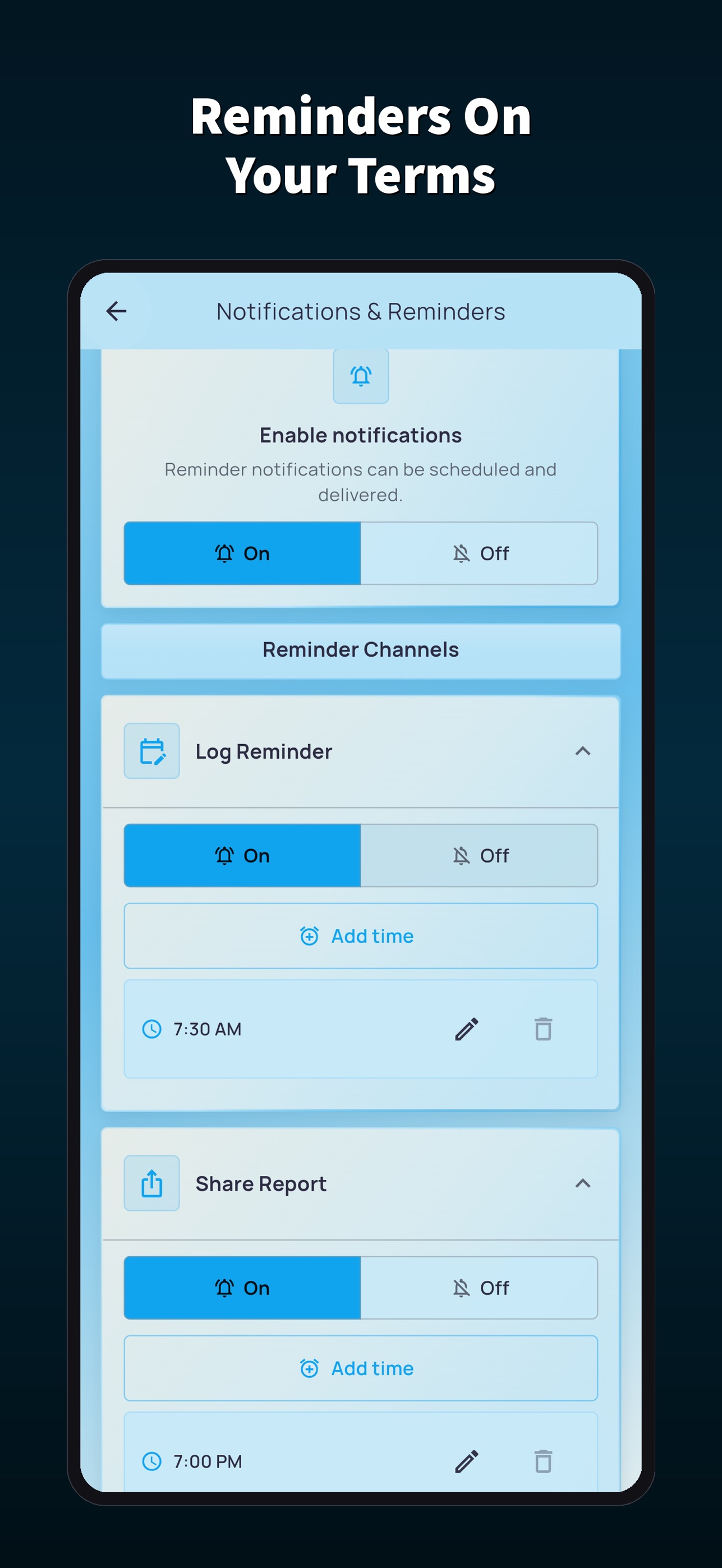 Screenshot 5 of ShowerBuddy App