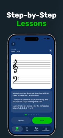 NoteRacer: Piano Sight-Reading iPhone screenshot