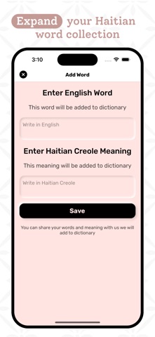 Haitian Creole Dictionary screenshot