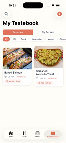 Hapag Meal Planner screenshot