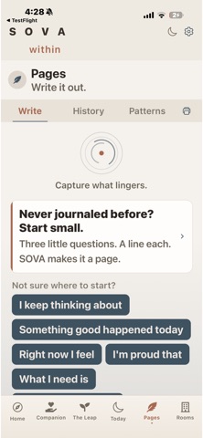 SOVA within Screenshot 3 of 8