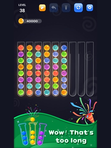 Ball Sort Puzzle Challenger iPad screenshot
