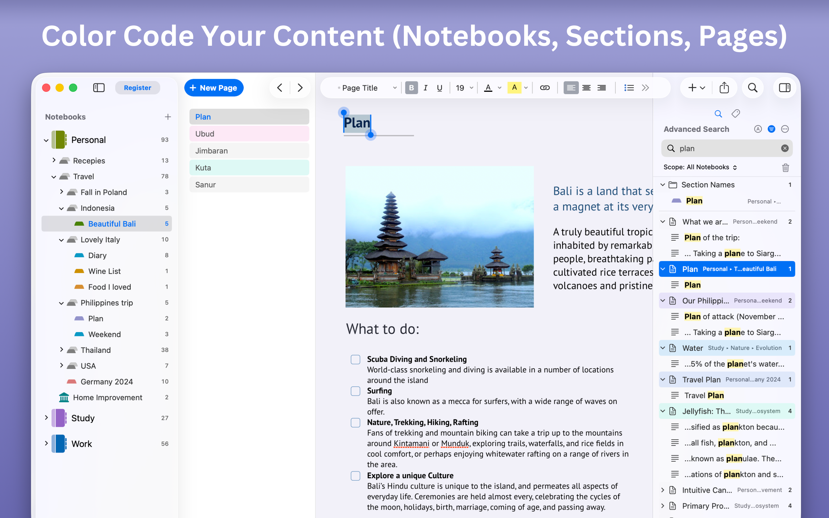 Outline: Notes and More