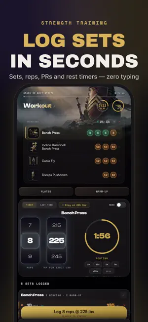 Workout Aura: Lift + Gym Log screenshot 2