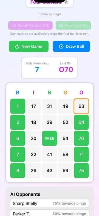 Simply Bingo screenshot 2