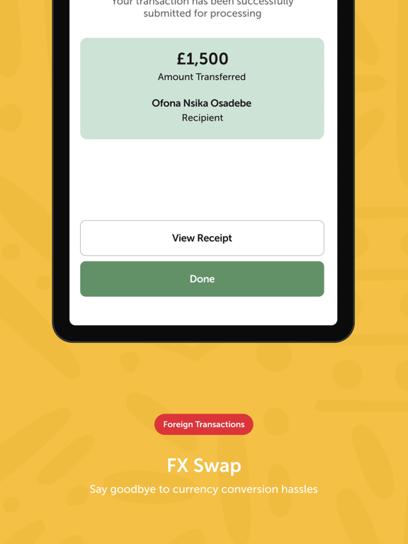 Sterling OneBank iPad screenshot