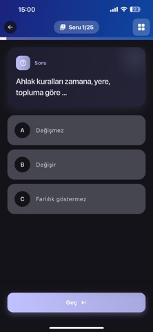 KPSS Vatandaşlık Sorular 2026 screenshot