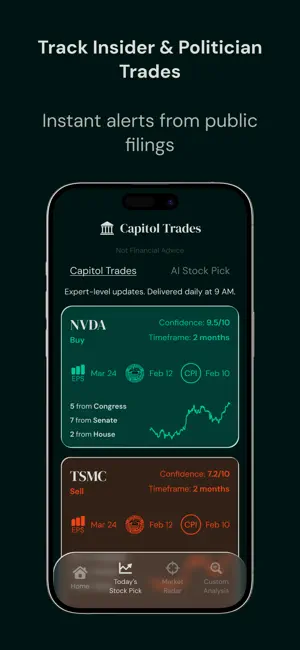TradeGenius: Insider Trading screenshot 1