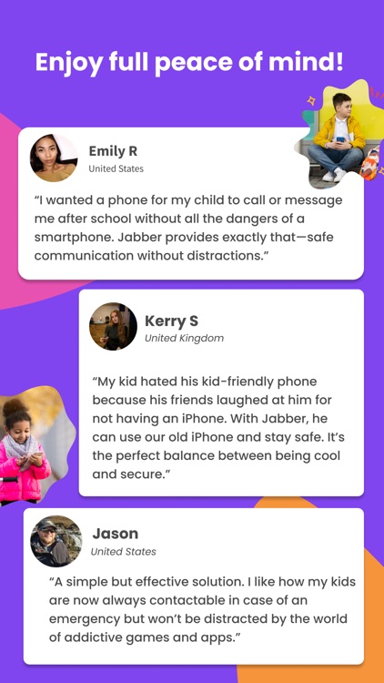 Jabber Safe: A Smart DumbPhone screenshot-7