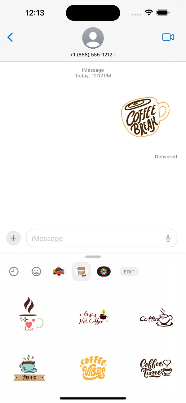 Screenshot #3 pour Coffee Break Time stickers