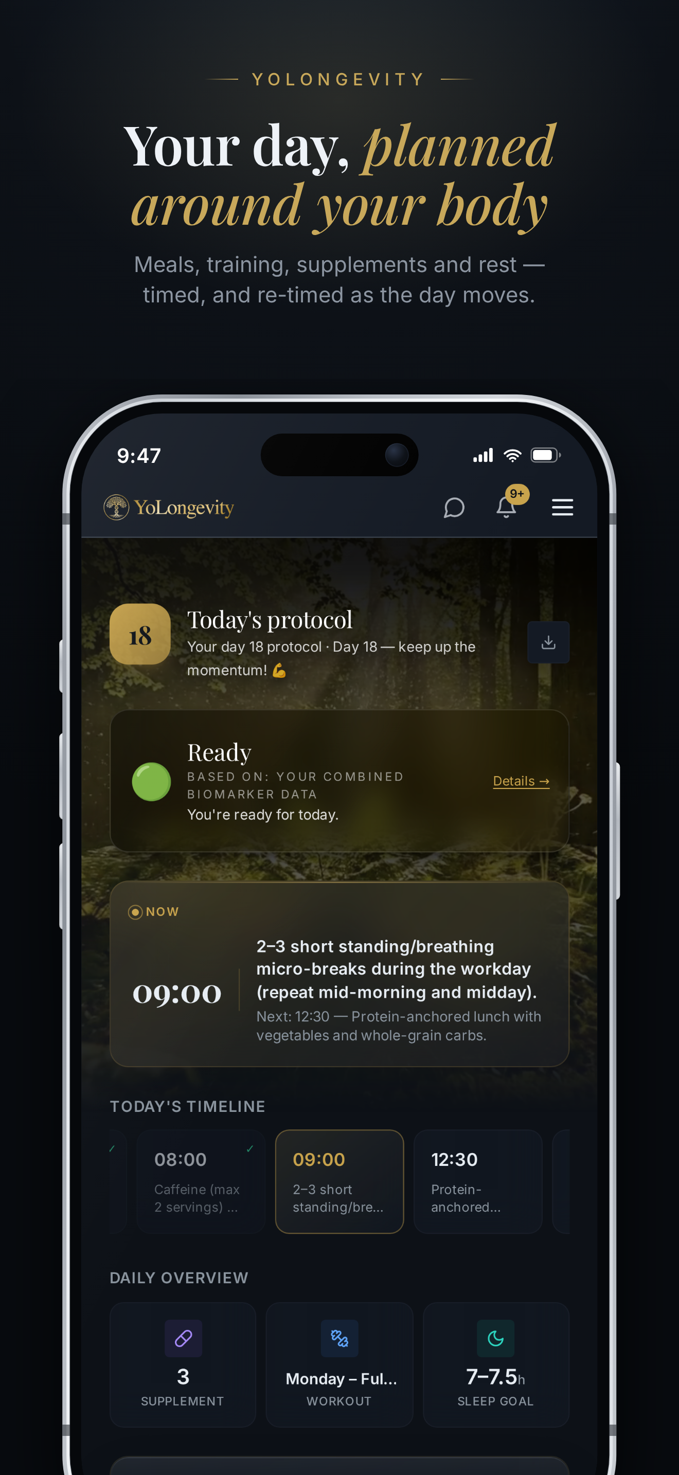 YoLongevity screenshot 2