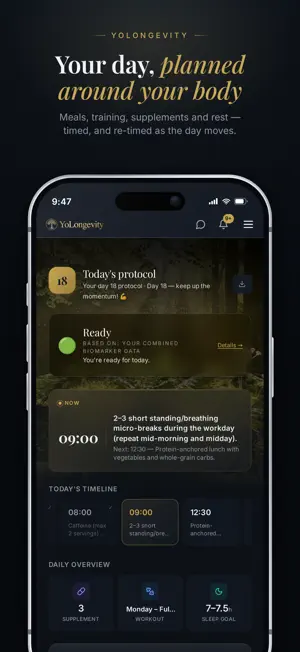 YoLongevity screenshot 2