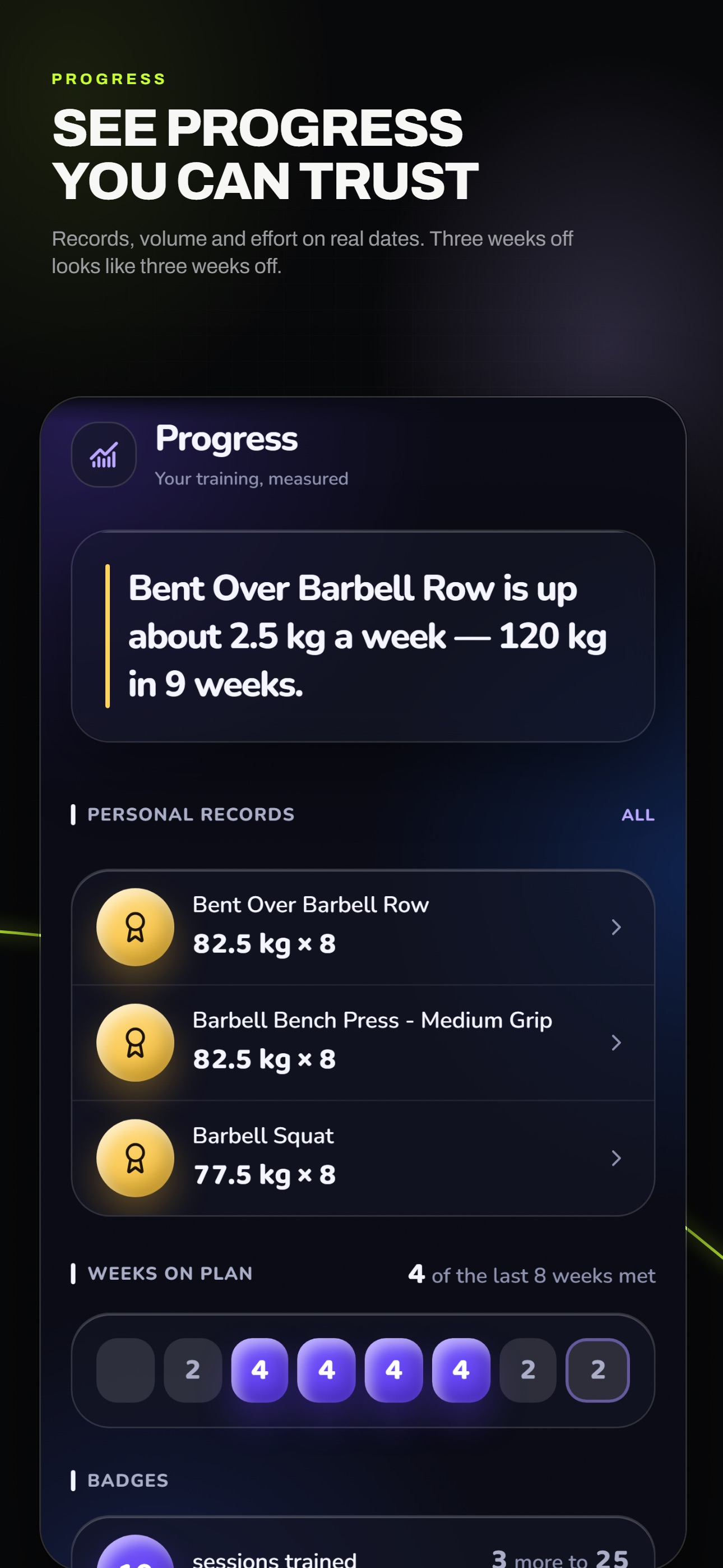 Screenshot 4 of AI Gym Coach: Workout Log