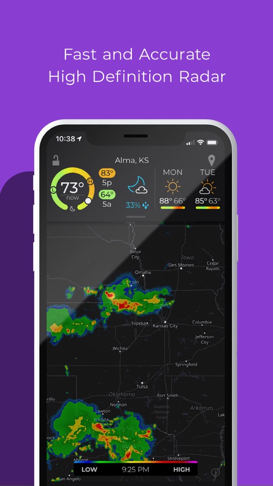 #1. MyRadar Accurate Weather Radar (iOS) di: Aviation Data Systems, Inc