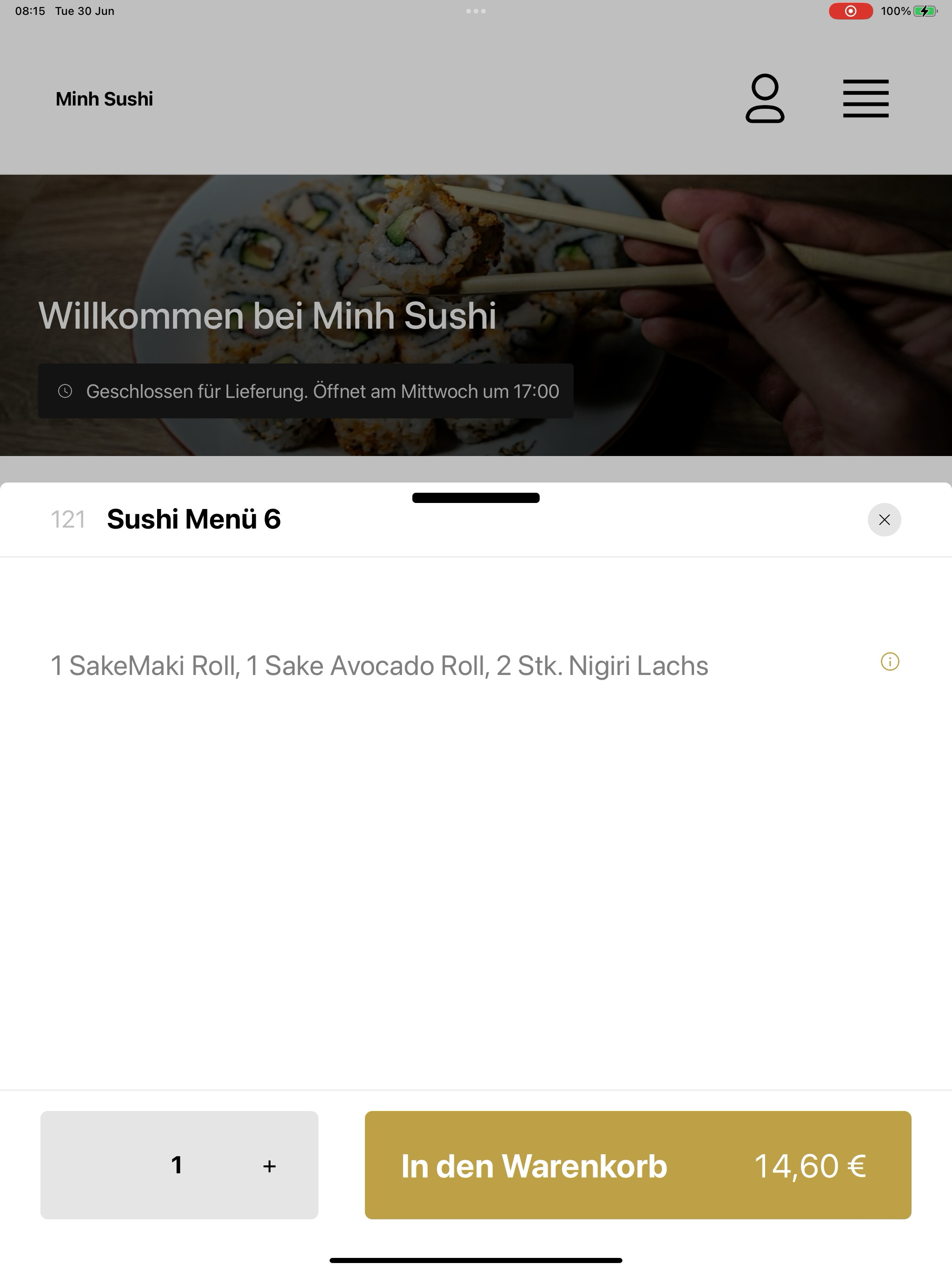 Minh Sushi screenshot 15