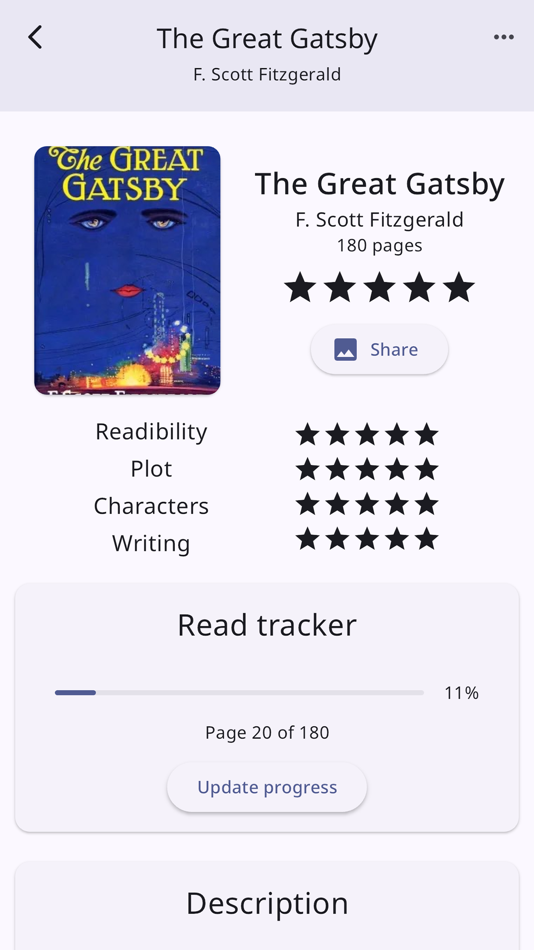 #2. Bookly - Reading Tracker (iOS) Av: Yaroslav Syubayev