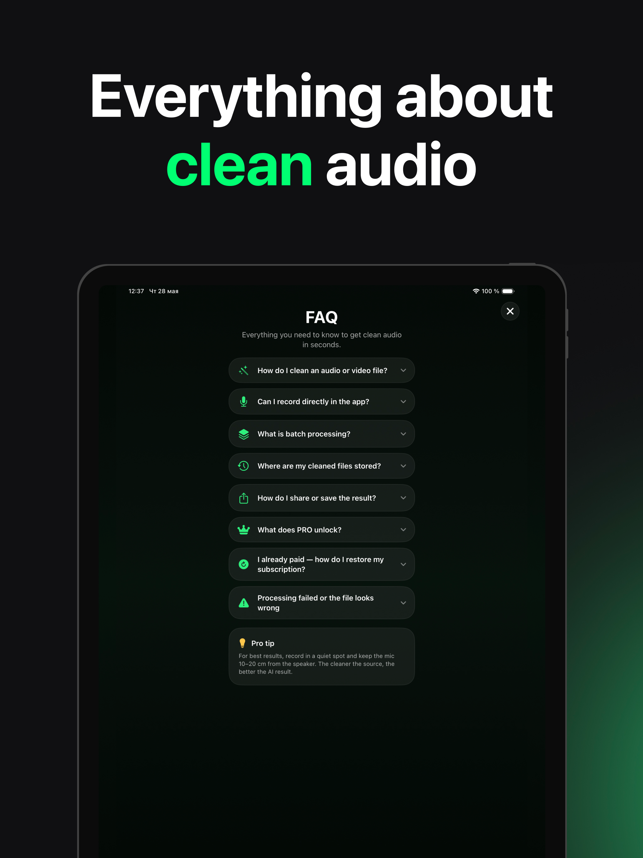 Noise Reducer & Denoise Audio screenshot 8