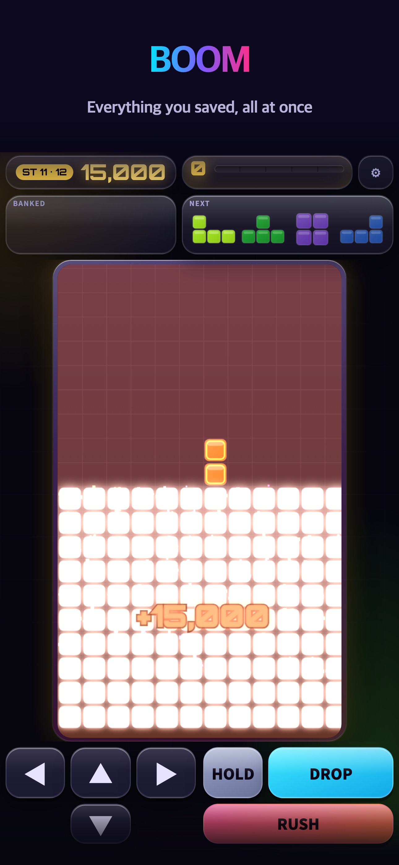 Dopamine Drop: 12 Line Blocks screenshot 4