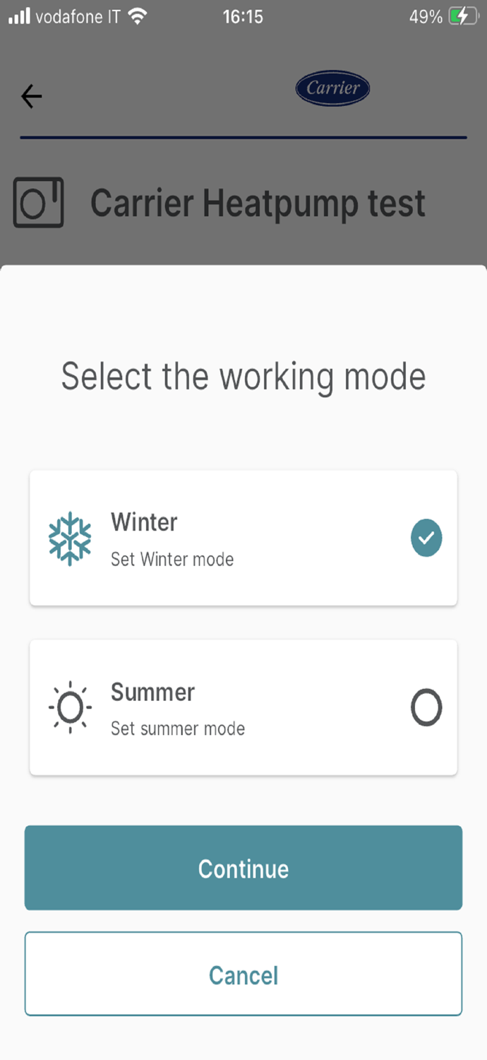 Carrier Comfort Management