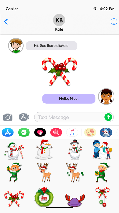 Christmas & Holiday Stickers Screenshot