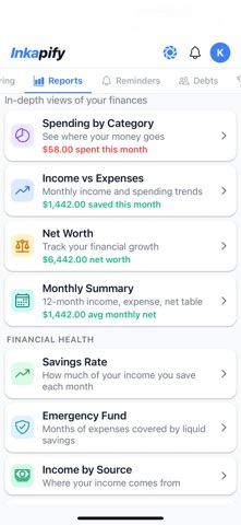 Inkapify: Expense Tracker screenshot